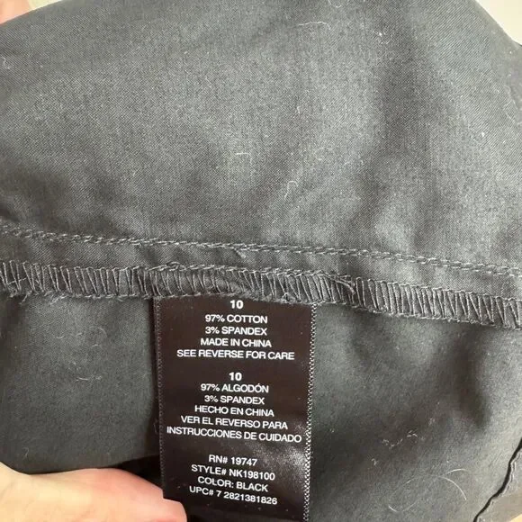 NORMA KAMALI Jacket Black Cropped Swing Lightweight Coat Women's Sz 10 - Picture 7 of 7